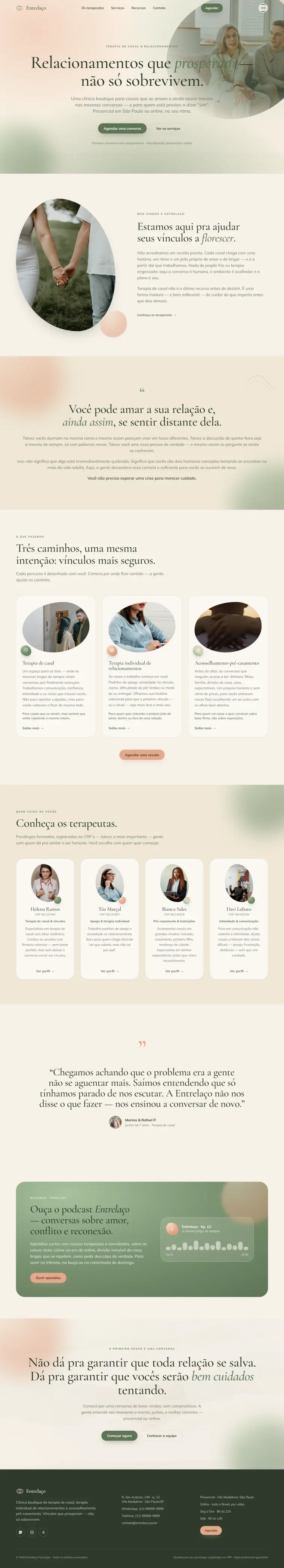 Site de Psicologia — Entrelaço